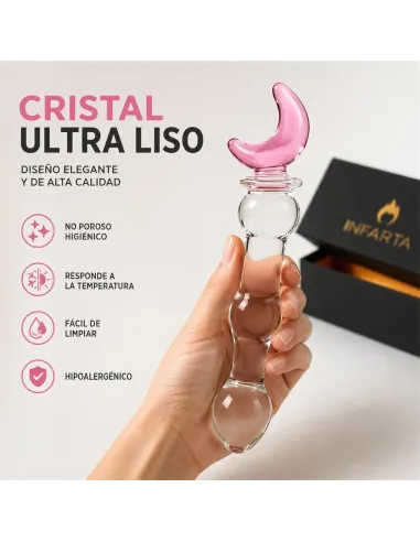 Glass dildo mystic moon | Infarta toys | Vidrio