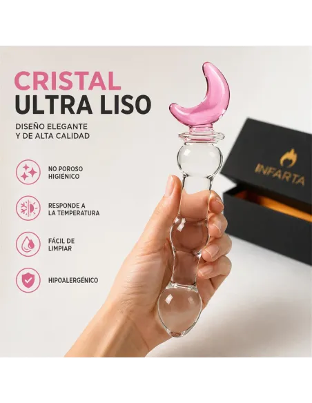 Glass dildo mystic moon | Infarta toys | Vidrio