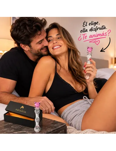 Glass dildo majestic glow | Infarta toys | Vidrio