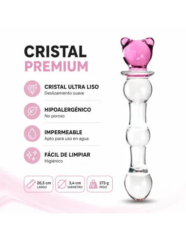 Glass dildo majestic glow | Infarta toys | Vidrio