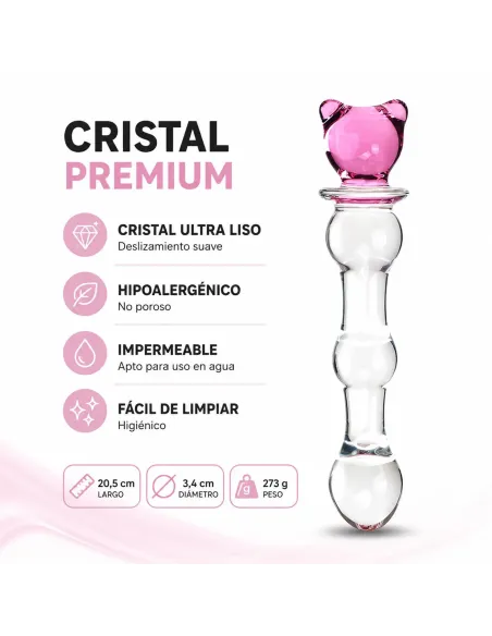 Glass dildo majestic glow | Infarta toys | Vidrio