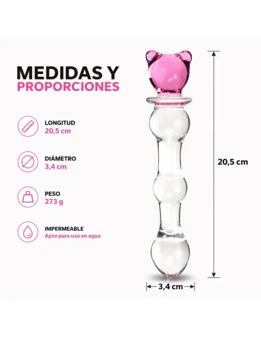 Glass dildo majestic glow | Infarta toys | Vidrio