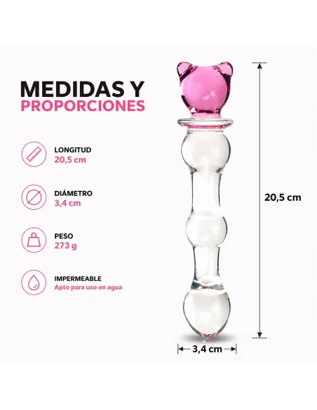 Glass dildo majestic glow | Infarta toys | Vidrio