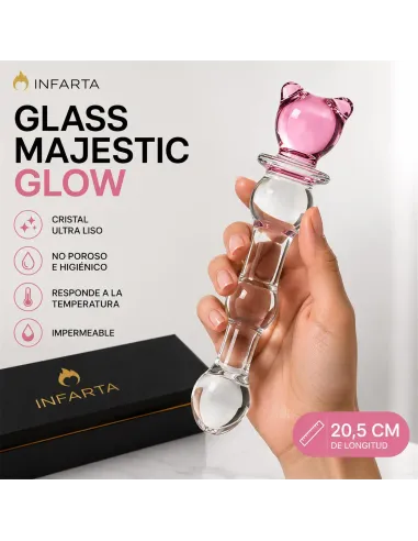 Glass dildo majestic glow | Infarta toys | Vidrio