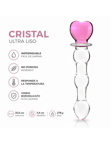Glass dildo crystalover | Infarta toys | Vidrio