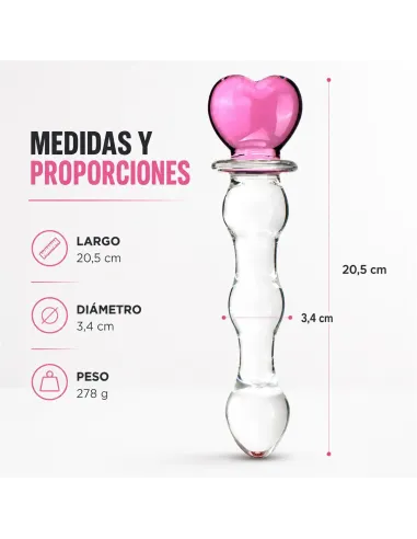Glass dildo crystalover | Infarta toys | Vidrio