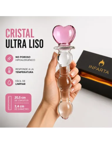 Glass dildo crystalover | Infarta toys | Vidrio