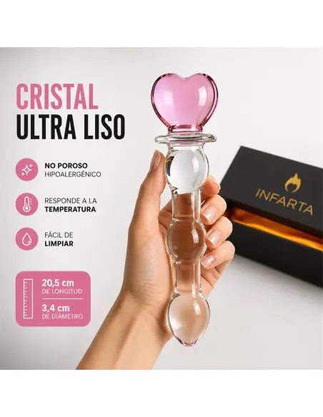 Glass dildo crystalover | Infarta toys | Vidrio