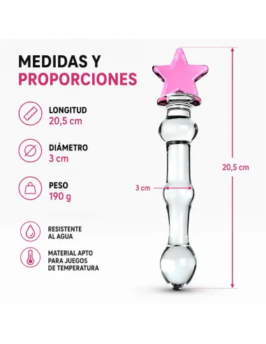 Glass dildo stellar touch | Infarta toys | Vidrio