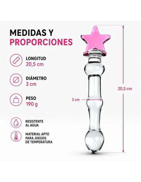 Glass dildo stellar touch | Infarta toys | Vidrio