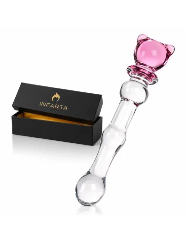Glass dildo glass teddy | Infarta toys | Vidrio