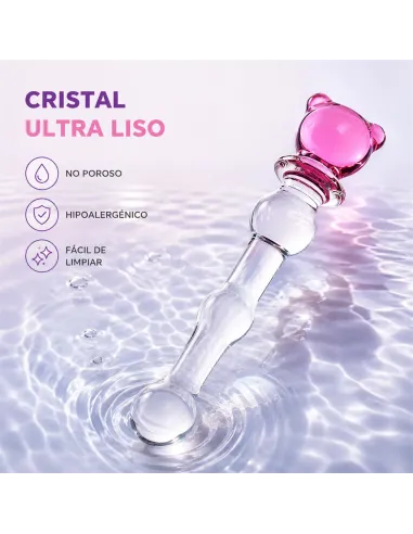 Glass dildo glass teddy | Infarta toys | Vidrio