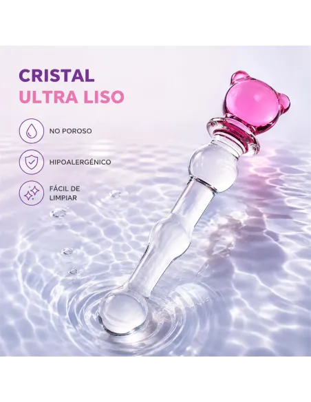 Glass dildo glass teddy | Infarta toys | Vidrio