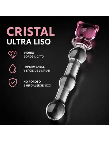 Glass dildo glass teddy | Infarta toys | Vidrio