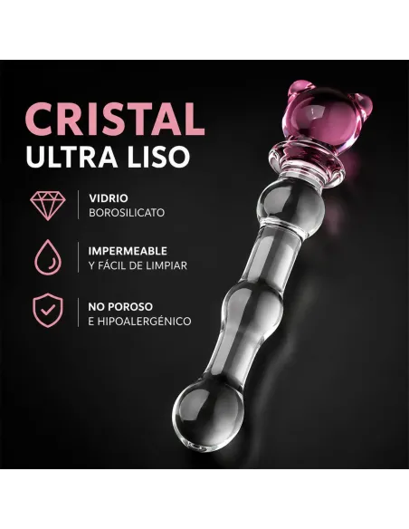 Glass dildo glass teddy | Infarta toys | Vidrio