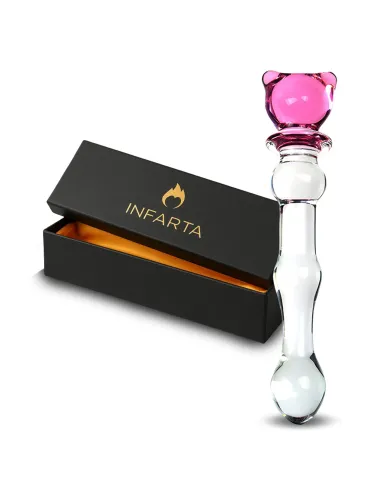 Glass dildo glass teddy | Infarta toys | Vidrio