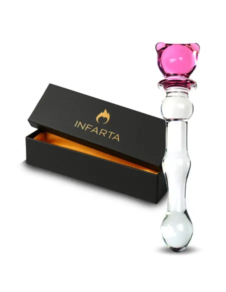 Glass dildo glass teddy | Infarta toys | Vidrio
