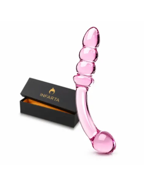 Glass dildo lust arc | Infarta toys | Vidrio