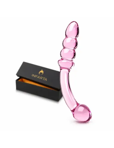 Glass dildo lust arc | Infarta toys | Vidrio