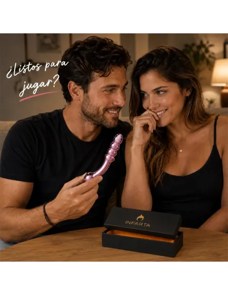 Glass dildo lust arc | Infarta toys | Vidrio