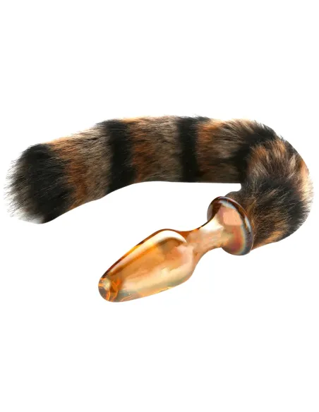 Glass anal tail golden fox | Infarta toys | Vidrio