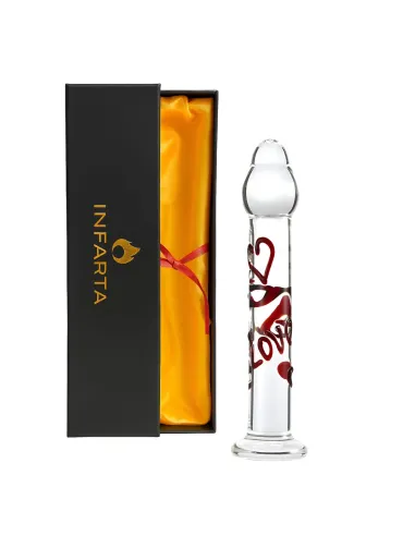Glass dildo scarlet kiss | Infarta toys | Dildos macizos