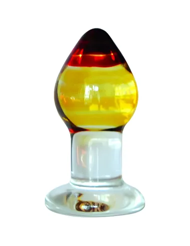 Glass anal plug amberis | Infarta toys | Vidrio