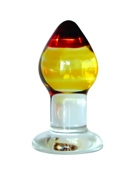 Glass anal plug amberis | Infarta toys | Vidrio