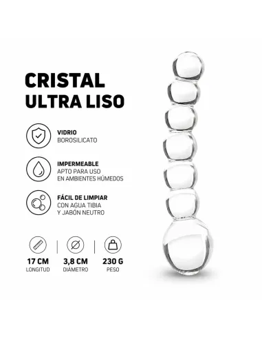 Glass anal dildo bubble glow | Infarta toys | Dildos