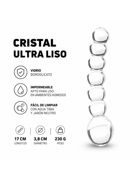 Glass anal dildo bubble glow | Infarta toys | Dildos
