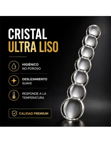 Glass anal dildo bubble glow | Infarta toys | Dildos