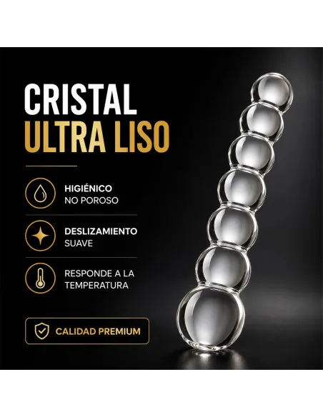 Glass anal dildo bubble glow | Infarta toys | Dildos