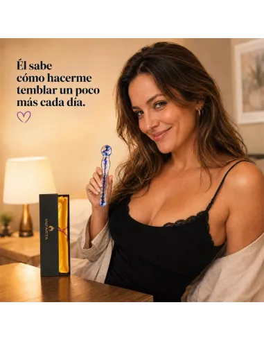 Glass dildo helixblue | Infarta toys | Vidrio