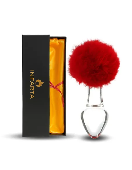 Glass anal plug bunny vellino | Infarta toys | Vidrio
