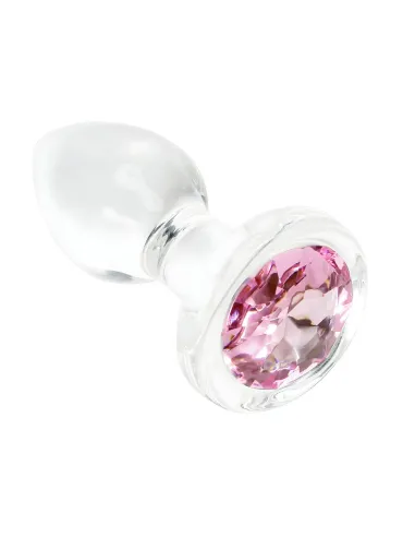 Glass anal plug gemma rosa small | Infarta toys | Vidrio