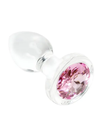 Glass anal plug gemma rosa small | Infarta toys | Vidrio