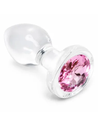 Glass anal plug gemma rosa small | Infarta toys | Vidrio