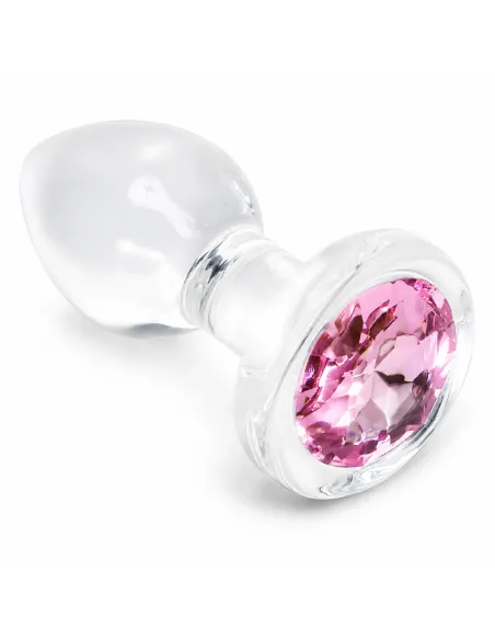 Glass anal plug gemma rosa small | Infarta toys | Vidrio