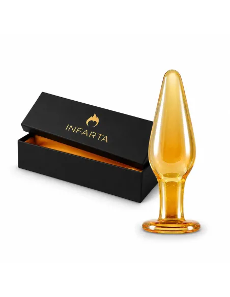 Glass anal plug aurum | Infarta toys | Vidrio