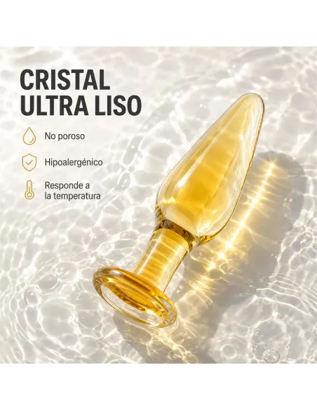Glass anal plug aurum | Infarta toys | Vidrio