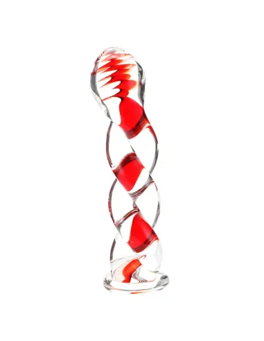 Glass dildo ruby swirl | Infarta toys | Vidrio