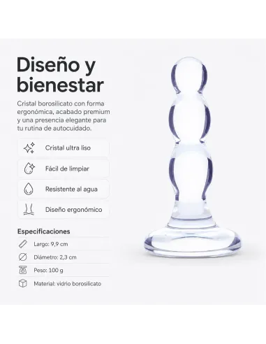Glass anal plug glaselia | Infarta toys | Dildos