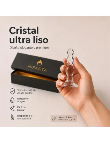 Glass anal plug glaselia | Infarta toys | Dildos