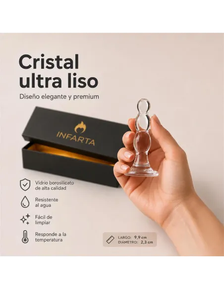 Glass anal plug glaselia | Infarta toys | Dildos