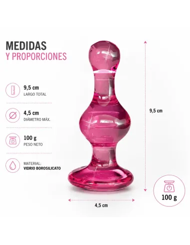 Glass anal dildo erosglas | Infarta toys | Vidrio