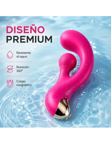 Vibrador punto-g estimulador de clitoris rotación 360° 17,5 cm aura one | Infarta toys | Estimuladores clítoris