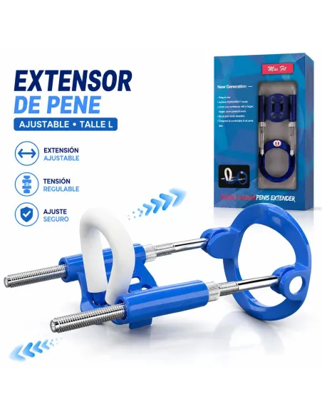 Extensor de pene standard realov talle l azul ajustable | Realov | Erectores y bombas de vacio