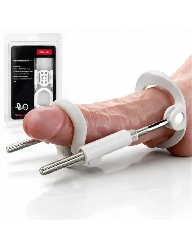 Extensor de pene standard realov talle m blanco ajustable | Realov | Fundas y extensiones