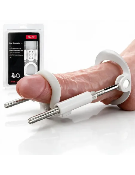 Extensor de pene standard realov talle m blanco ajustable | Realov | Fundas y extensiones
