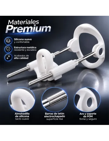 Extensor de pene standard realov talle m blanco ajustable | Realov | Fundas y extensiones